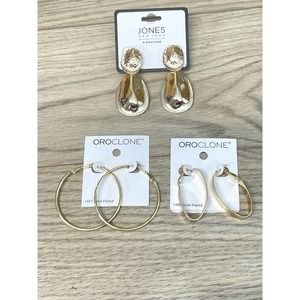NEW 14KT Plated Earring Bundle